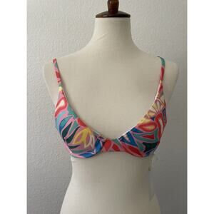Kenny Flowers Swim  Bikini Top Colombia Print Swimwear